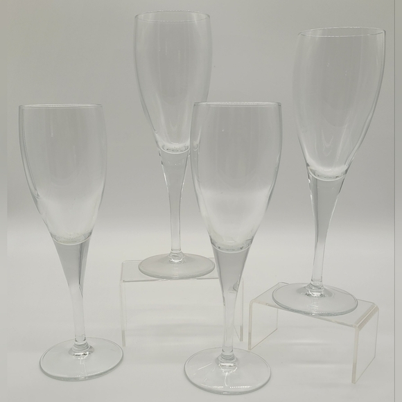 Other - Vintage Crystal Champagne Flutes set of 4​​​